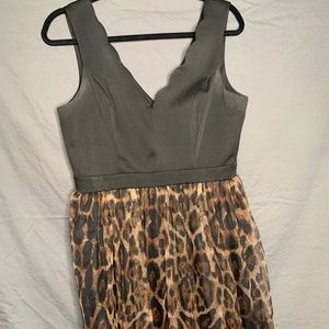 Cute black and Cheetah dress